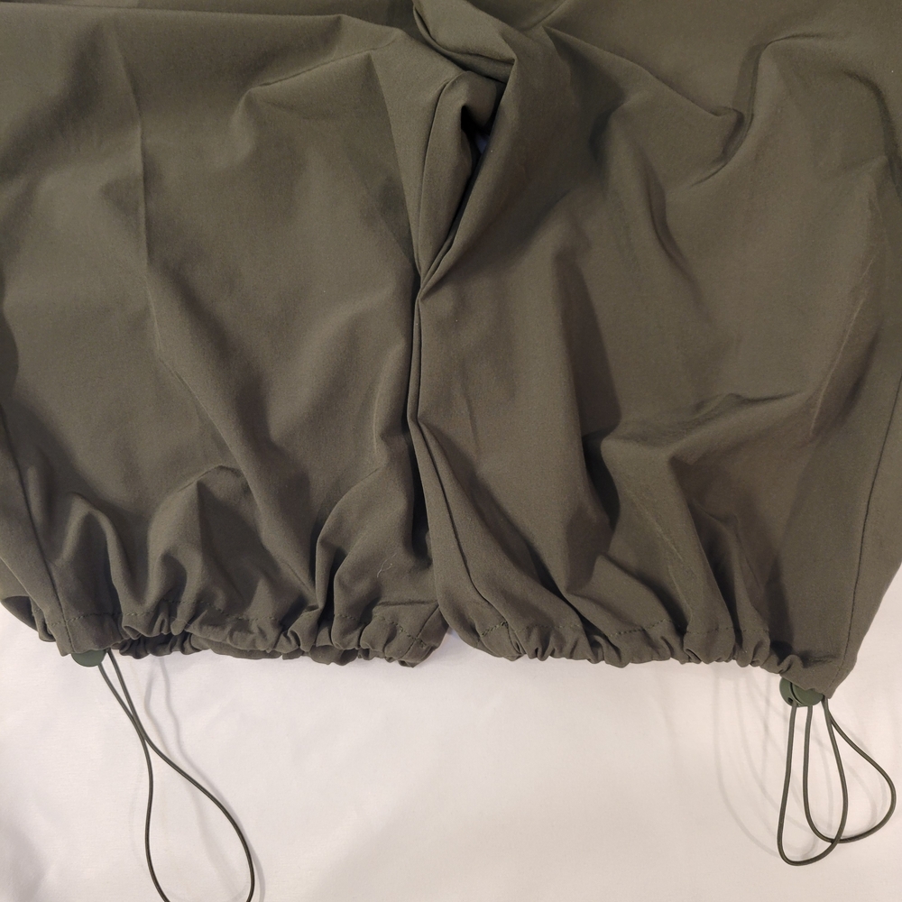 Athleta Dark Green Sleeveless Jumpsuit Size 6 *Missing Zipper Slider - Picture 5 of 6